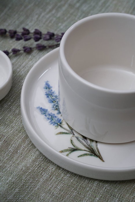 Hermia Lavanta 4 Juego de tazas de té Multicolor